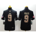 nike nfl jerseys philadelphia eagles #9 foles black[salute to service limited]