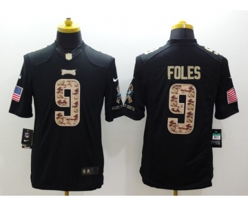 nike nfl jerseys philadelphia eagles #9 foles black[salute to service limited]