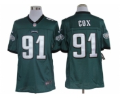 nike nfl jerseys philadelphia eagles #91 cox green[nike limited]