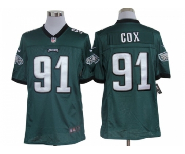 nike nfl jerseys philadelphia eagles #91 cox green[nike limited]