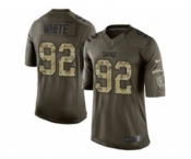 nike nfl jerseys philadelphia eagles #92 reggie white army green[nike Limited Salute To Service]