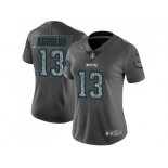 Women Nike Philadelphia Eagles #13 Nelson Agholor Gray Static NFL Vapor Untouchable Limited Jersey