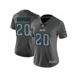 Women Nike Philadelphia Eagles #20 Brian Dawkins Gray Static NFL Vapor Untouchable Limited Jersey