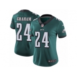 Women Nike Philadelphia Eagles #24 Corey Graham Midnight Green Team Color Vapor Untouchable Limited Player NFL Jersey