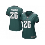 Women Nike Philadelphia Eagles #26 Jaylen Watkins Game Midnight Green Team Color NFL Jersey