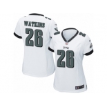 Women Nike Philadelphia Eagles #26 Jaylen Watkins Game White NFL Jersey