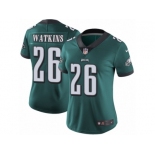 Women Nike Philadelphia Eagles #26 Jaylen Watkins Midnight Green Team Color Vapor Untouchable Limited Player NFL Jersey