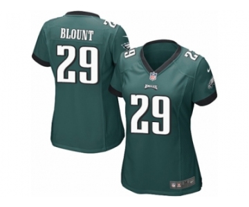 Women Nike Philadelphia Eagles #29 LeGarrette Blount Game Midnight Green Team Color NFL Jersey