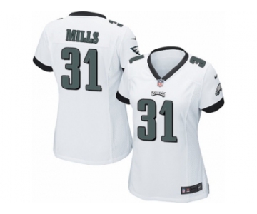 Women Nike Philadelphia Eagles #31 Jalen Mills Game White NFL Jersey