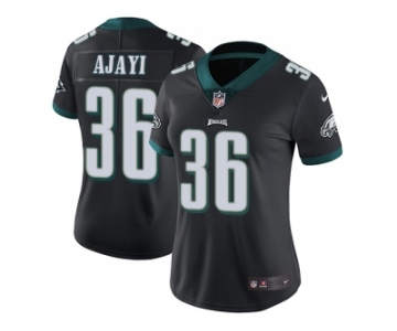 Women Nike Philadelphia Eagles #36 Jay Ajayi Black Alternate Stitched NFL Vapor Untouchable Limited Jersey