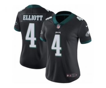 Women Nike Philadelphia Eagles #4 Jake Elliott Black Alternate Vapor Untouchable Limited Player NFL Jersey