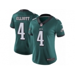 Women Nike Philadelphia Eagles #4 Jake Elliott Midnight Green Team Color Vapor Untouchable Limited Player NFL Jersey