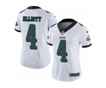 Women Nike Philadelphia Eagles #4 Jake Elliott White Vapor Untouchable Limited Player NFL Jersey