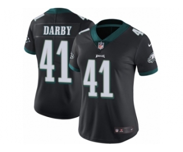 Women Nike Philadelphia Eagles #41 Ronald Darby Black Alternate Vapor Untouchable Elite Player NFL Jersey