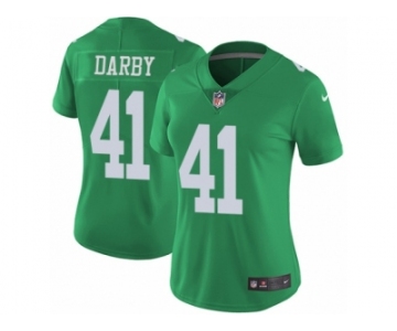 Women Nike Philadelphia Eagles #41 Ronald Darby Limited Green Rush Vapor Untouchable NFL Jersey