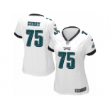 Women Nike Philadelphia Eagles #75 Vinny Curry White NFL Jersey