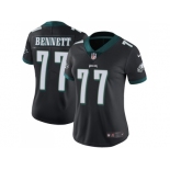 Women Nike Philadelphia Eagles #77 Michael Bennett Black Alternate Stitched NFL Vapor Untouchable Limited Jersey