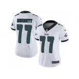 Women Nike Philadelphia Eagles #77 Michael Bennett White Stitched NFL Vapor Untouchable Limited Jersey