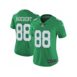 Women Nike Philadelphia Eagles #88 Dallas Goedert Green Stitched NFL Limited Rush Jersey