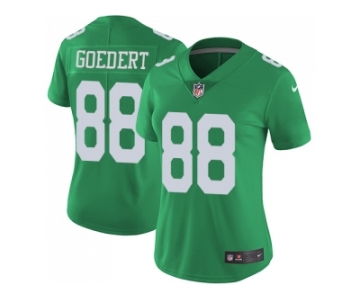 Women Nike Philadelphia Eagles #88 Dallas Goedert Green Stitched NFL Limited Rush Jersey