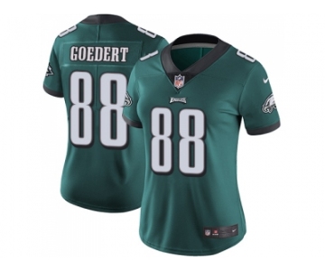 Women Nike Philadelphia Eagles #88 Dallas Goedert Midnight Green Team Color Stitched NFL Vapor Untouchable Limited Jersey