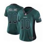 Women's Nike Philadelphia Eagles #10 Mack Hollins Limited Green Rush Drift Fashion NFL Jersey