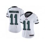 Women's Nike Philadelphia Eagles #11 Carson Wentz Vapor Untouchable Limited White Wentzylvania NFL Jersey