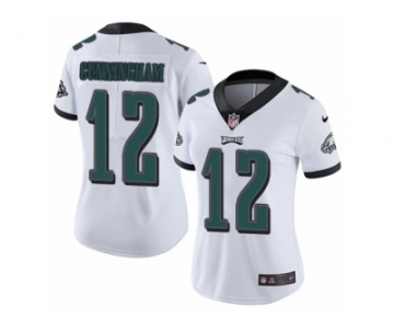 Women's Nike Philadelphia Eagles #12 Randall Cunningham Vapor Untouchable Limited White NFL Jersey