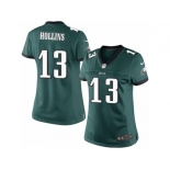 Women's Nike Philadelphia Eagles #13 Mack Hollins Limited Midnight Green Team Color NFL Jersey