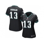 Women's Nike Philadelphia Eagles #13 Nelson Agholor Black Alternate Stitched NFL New Elite Jersey