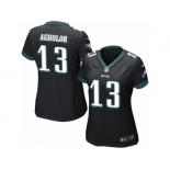 Women's Nike Philadelphia Eagles #13 Nelson Agholor Game Black Alternate NFL Jersey