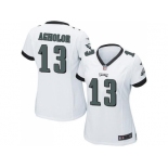 Women's Nike Philadelphia Eagles #13 Nelson Agholor White Stitched NFL New Elite Jersey