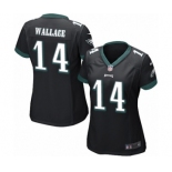 Women's Nike Philadelphia Eagles #14 Mike Wallace Game Black Alternate NFL Jersey