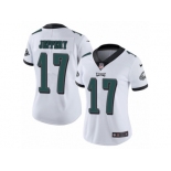 Women's Nike Philadelphia Eagles #17 Alshon Jeffery Vapor Untouchable Limited White NFL Jersey