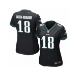 Women's Nike Philadelphia Eagles #18 Dorial Green-Beckham Game Black Alternate NFL Jersey