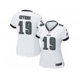 Women's Nike Philadelphia Eagles #19 Chris Givens Limited White NFL Jersey