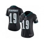 Women's Nike Philadelphia Eagles #19 Donnel Pumphrey Limited Black Rush NFL Jersey