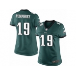 Women's Nike Philadelphia Eagles #19 Donnel Pumphrey Limited Midnight Green Team Color NFL Jersey