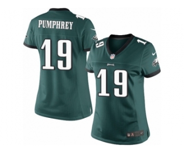 Women's Nike Philadelphia Eagles #19 Donnel Pumphrey Limited Midnight Green Team Color NFL Jersey