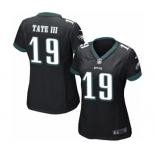 Women's Nike Philadelphia Eagles #19 Golden Tate III Game Black Alternate NFL Jersey