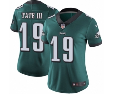 Women's Nike Philadelphia Eagles #19 Golden Tate III Midnight Green Team Color Vapor Untouchable Limited Player NFL Jersey