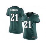 Women's Nike Philadelphia Eagles #21 Leodis McKelvin Limited Midnight Green Team Color NFL Jersey