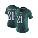 Women's Nike Philadelphia Eagles #21 Patrick Robinson Midnight Green Team Color Vapor Untouchable Limited Player NFL Jersey