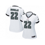 Women's Nike Philadelphia Eagles #22 Rasul Douglas Limited White NFL Jersey