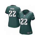 Women's Nike Philadelphia Eagles #22 Sidney Jones Game Midnight Green Team Color NFL Jersey