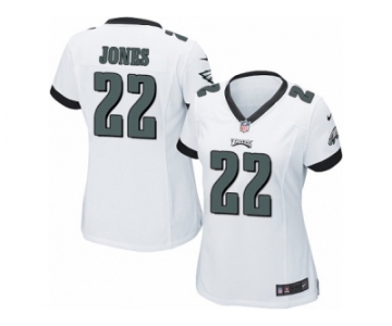 Women's Nike Philadelphia Eagles #22 Sidney Jones Game White NFL Jersey