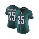 Women's Nike Philadelphia Eagles #25 Tommy McDonald Vapor Untouchable Limited Midnight Green Team Color NFL Jersey