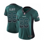 Women's Nike Philadelphia Eagles #26 Jay Ajayi Limited Green Rush Drift Fashion NFL Jersey