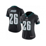 Women's Nike Philadelphia Eagles #26 Sidney Jones Limited Black Rush NFL Jersey