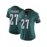 Women's Nike Philadelphia Eagles #27 Malcolm Jenkins Vapor Untouchable Limited Midnight Green Team Color NFL Jersey